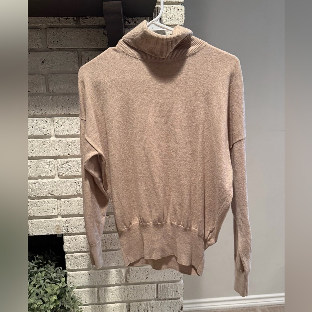 Madewell Beige Wool Blend Turtleneck